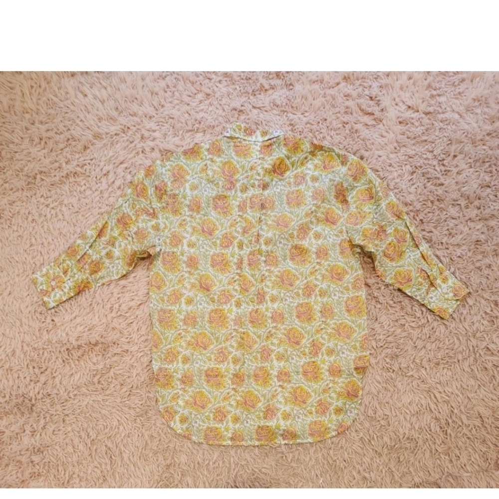 SZ BLOCKPRINTS x J CREW Floral Disco Pants & Shirt Set XS - Picture 5 of 16